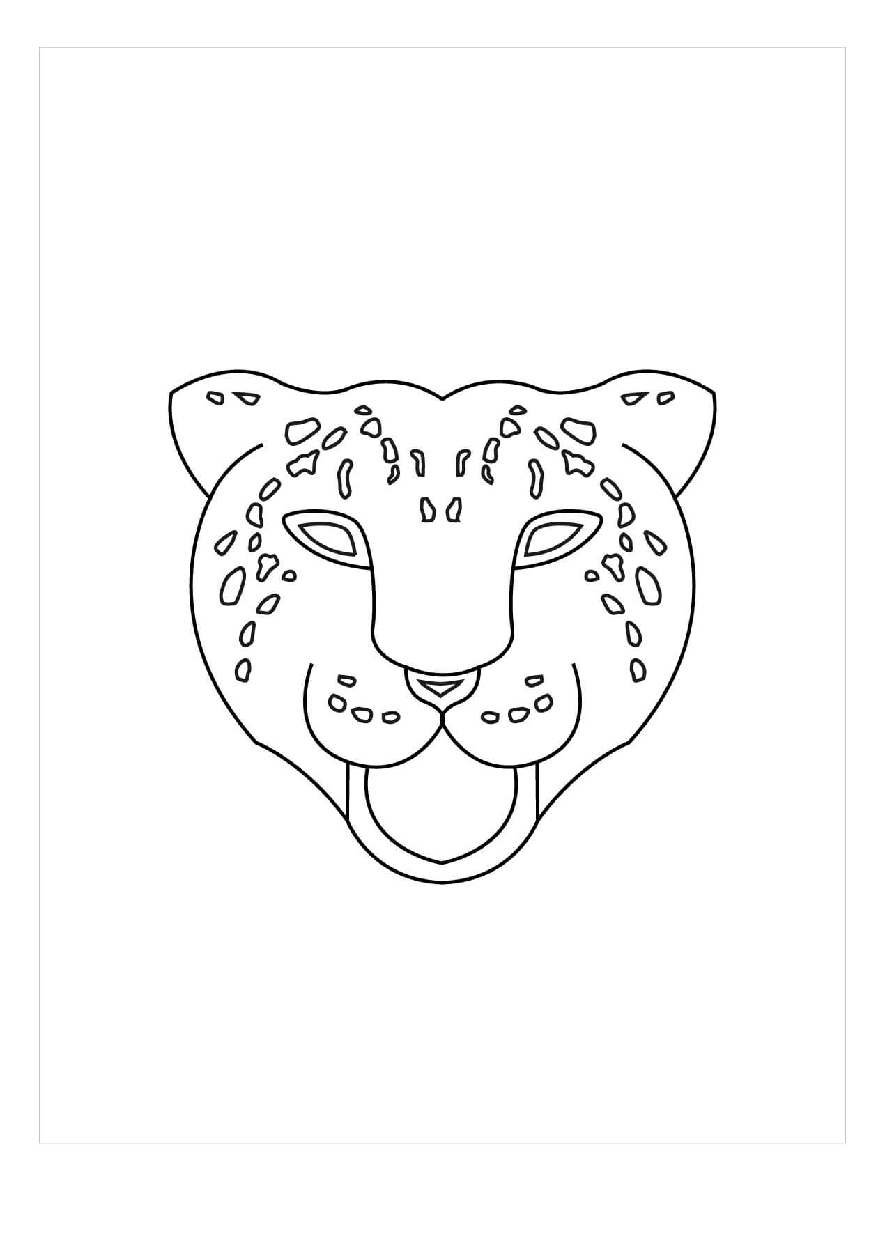 I'm sleepy trim density Máscara Puma para colorear, imprimir e dibujar –ColoringOnly.Com