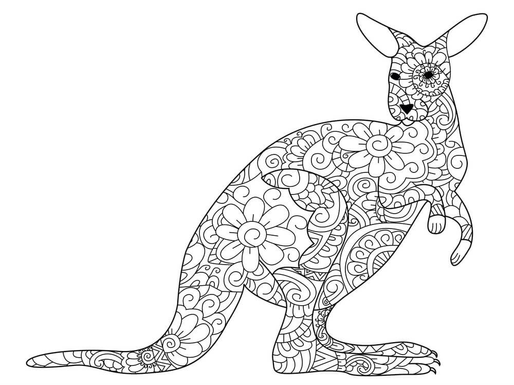 Animal Mandalas Para Colorear: Dibujos para colorear para los adultos con  un canguro, la vaca, búhos y muchos otros (Paperback)