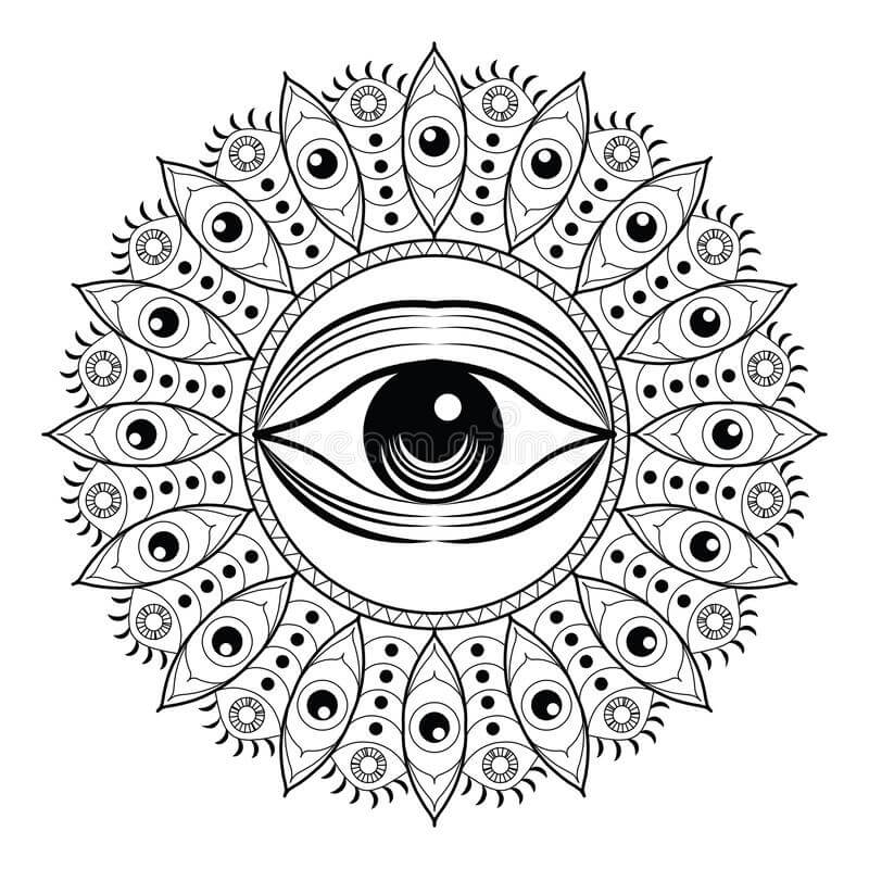 Mandala de Ojos