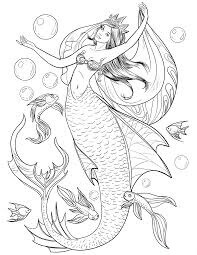 Mano Dibujar Sirena