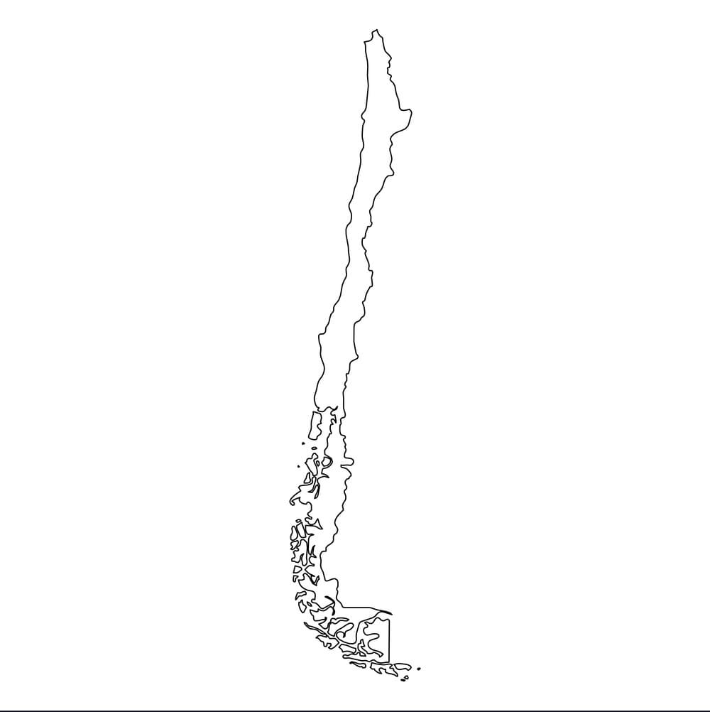 Mapa de Chile Esquema