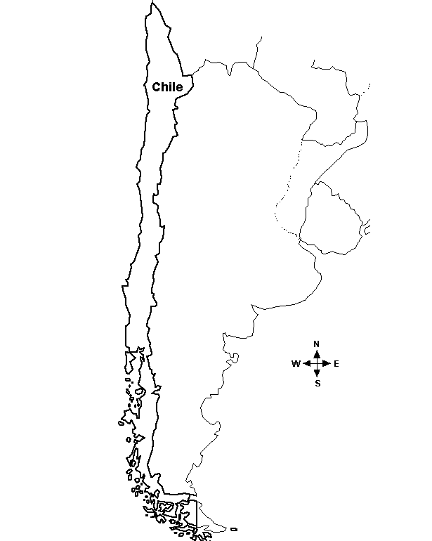 Mapa de Chile Imagen