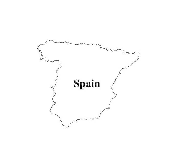 Mapa de España Imagen hd