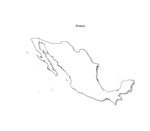 Mapa de México Imagen HD