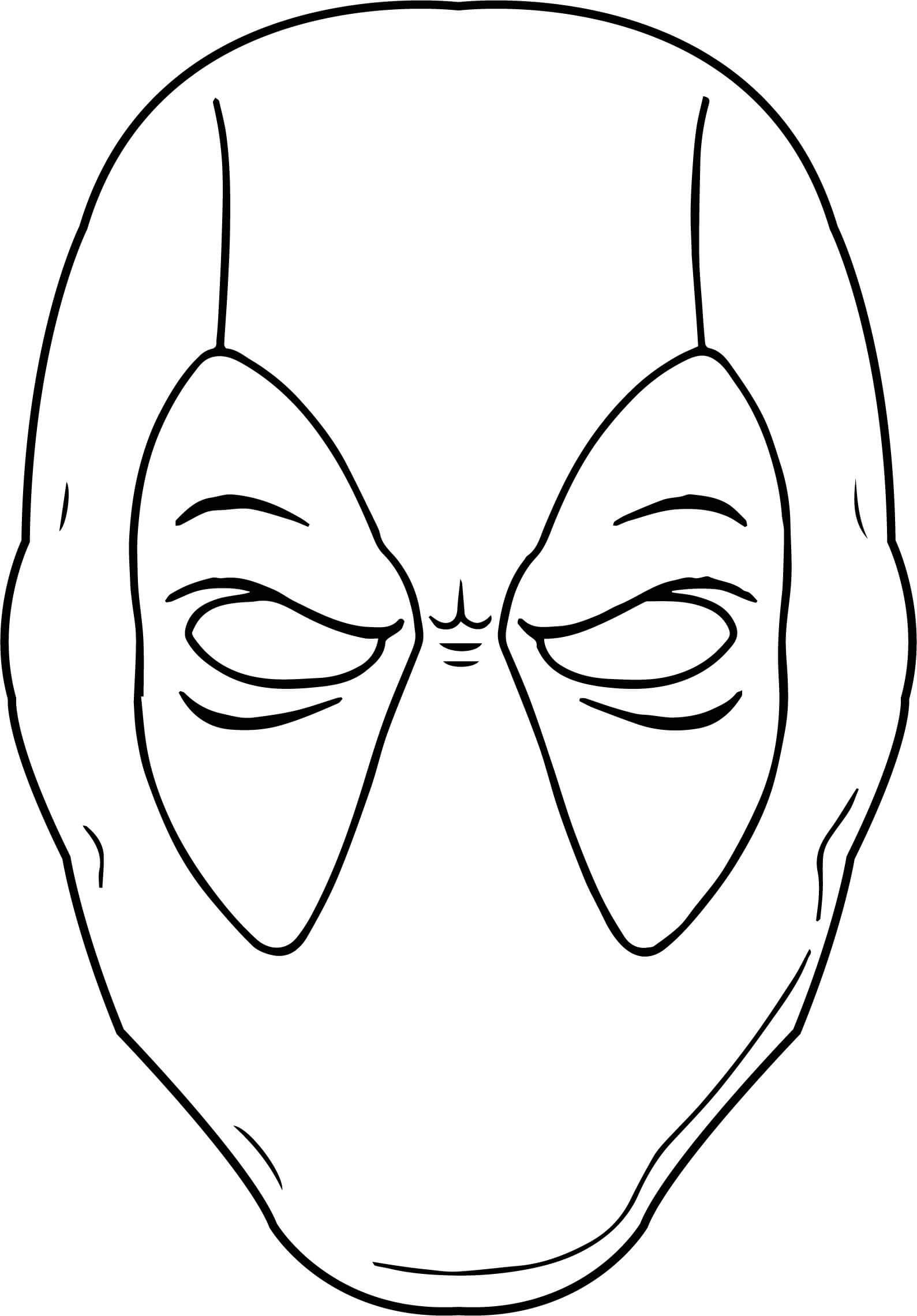 Máscara de Deadpool