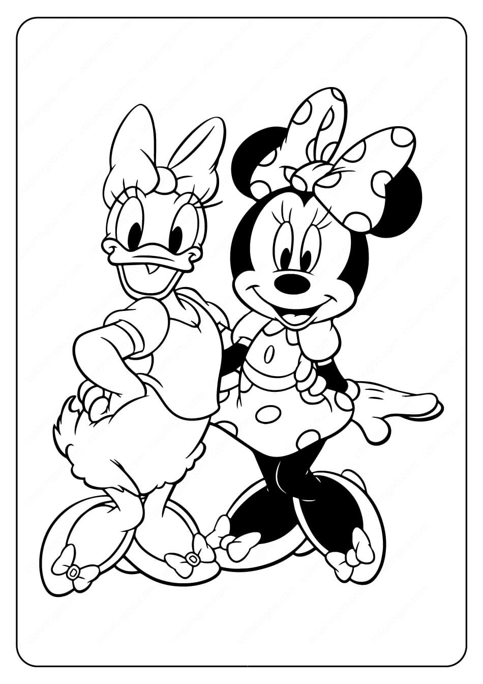 Mickey Mouse y Daisy Duck Disney