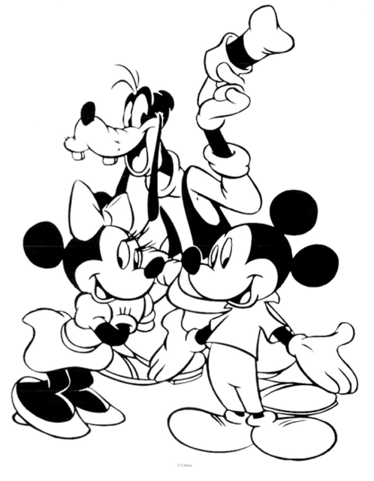 Mickey Mouse y Dos Amigos