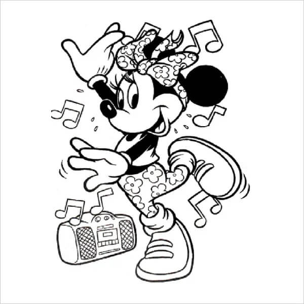 Minnie Mouse Baila con la Música