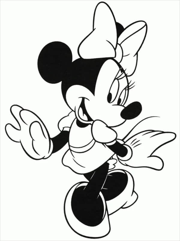 Minnie Mouse Caminando