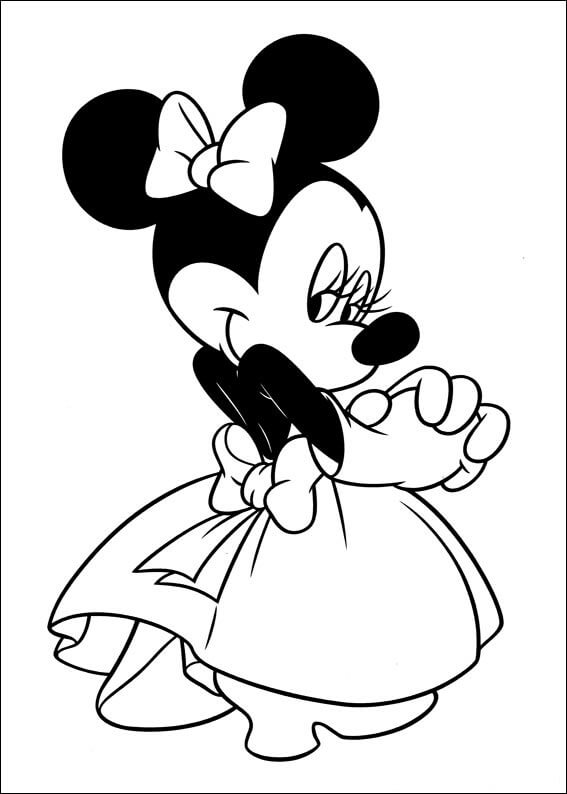 Minnie Mouse es Tímido