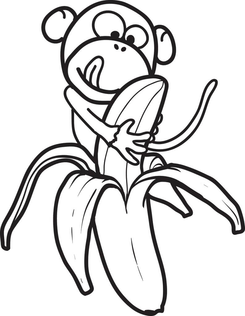 Mono Comiendo Banana
