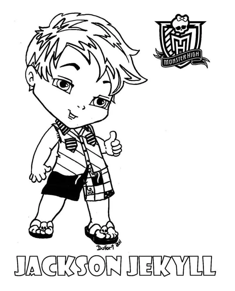 Monster High Bebé Jackson Jekyll