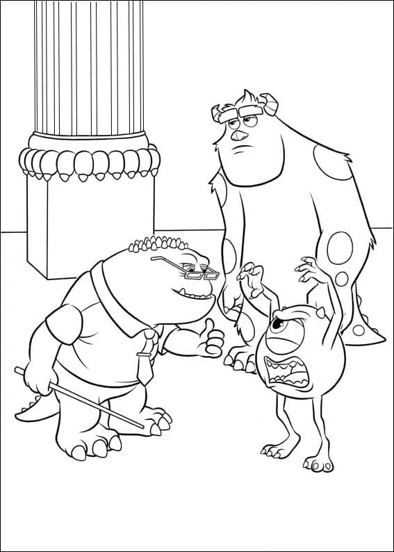 Monsters University Gratis Imprimible