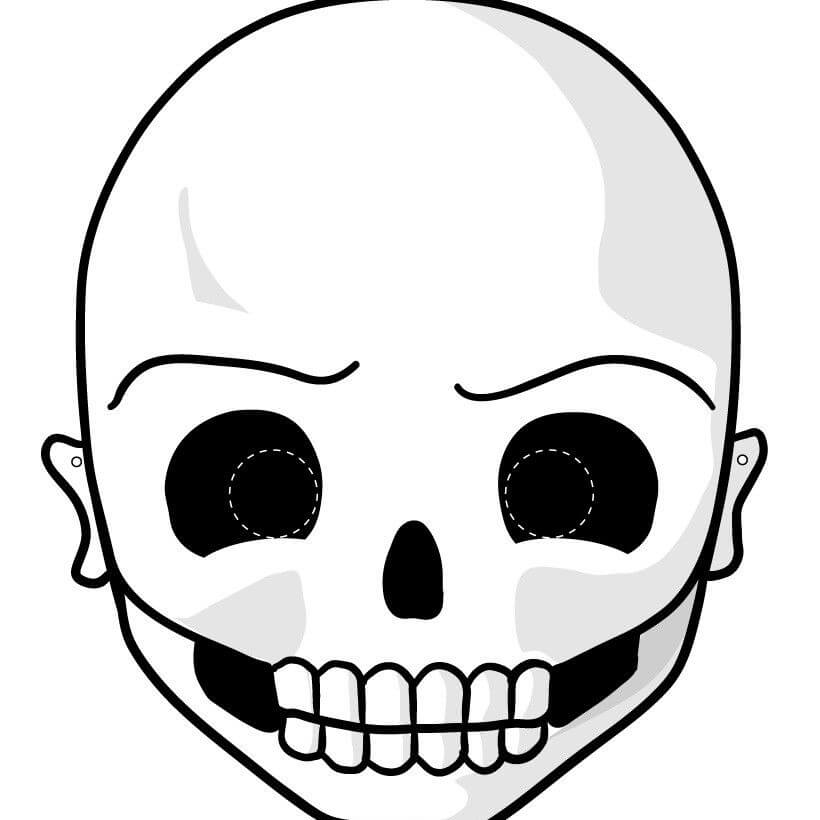 Máscara De Esqueleto