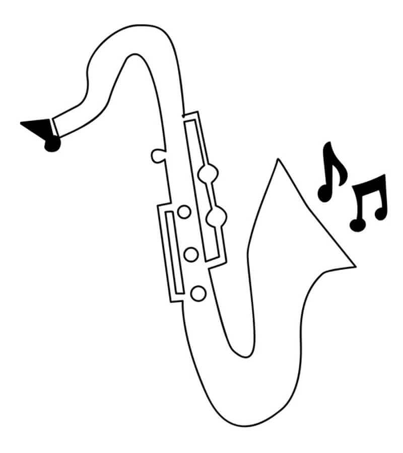 Música de Saxofón Simple