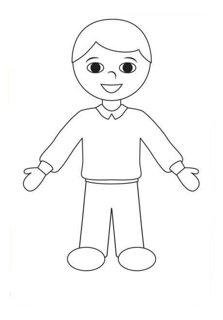 Niño de la Escuela para colorear, imprimir e dibujar –ColoringOnly.Com