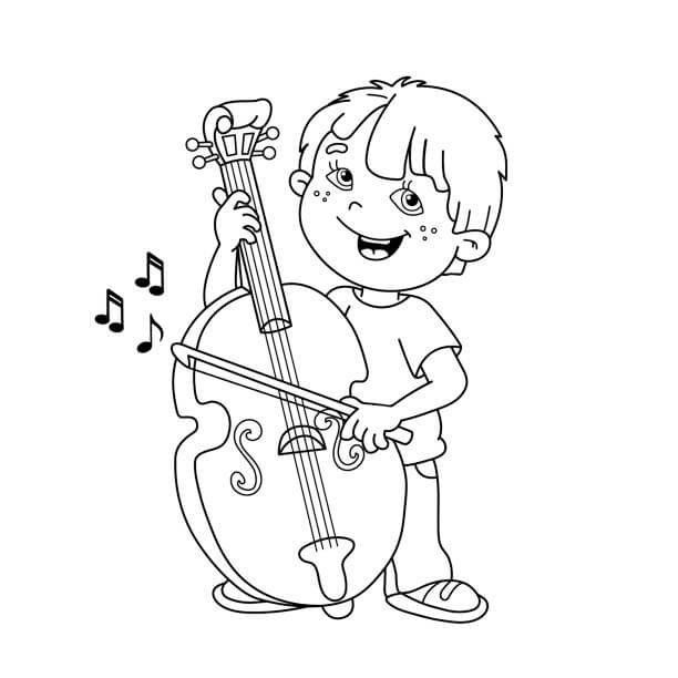 Niño Tocando Instrumentos Musicales