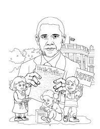 Obama y Tres Niños