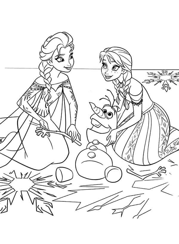 Olaf y Anna, Elsa
