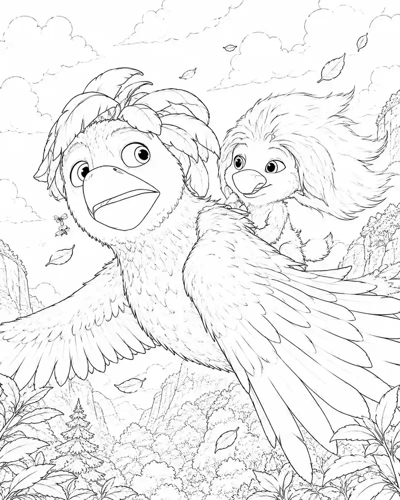 Ollie y Ivy en el cielo