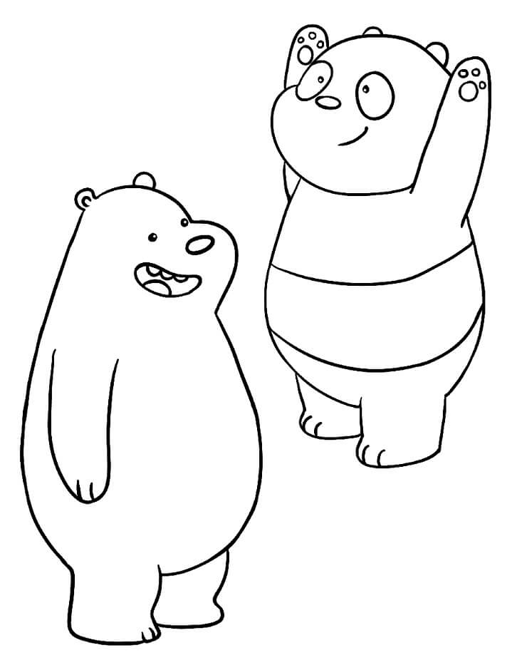 Oso Pardo y Panda