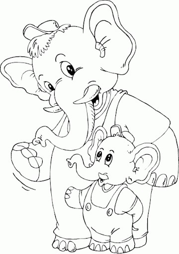 Padre e Hijo Elefante