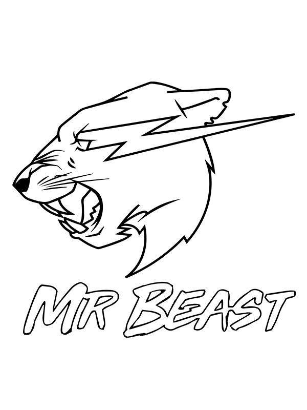 Increíble Logotipo de Mr. Beast
