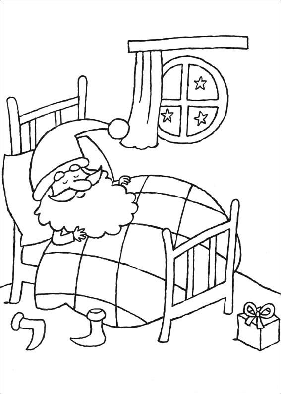Papá Noel Durmiendo
