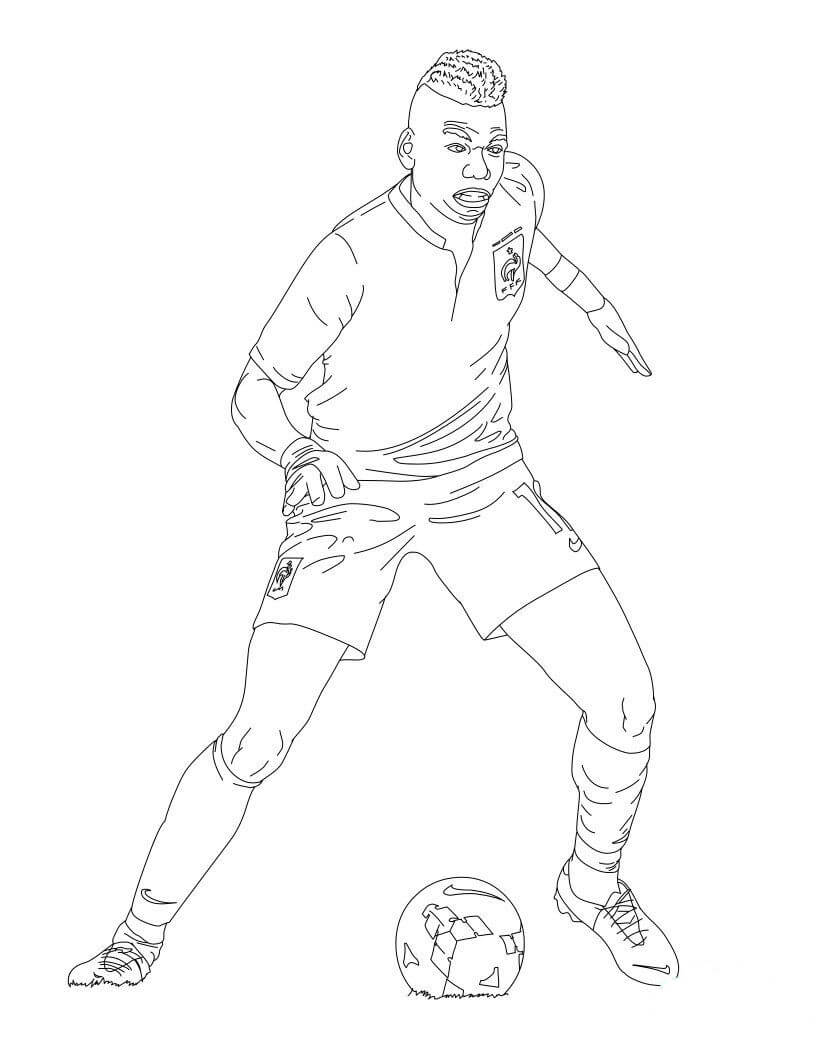 Paul Pogba Jugando Al Fútbol
