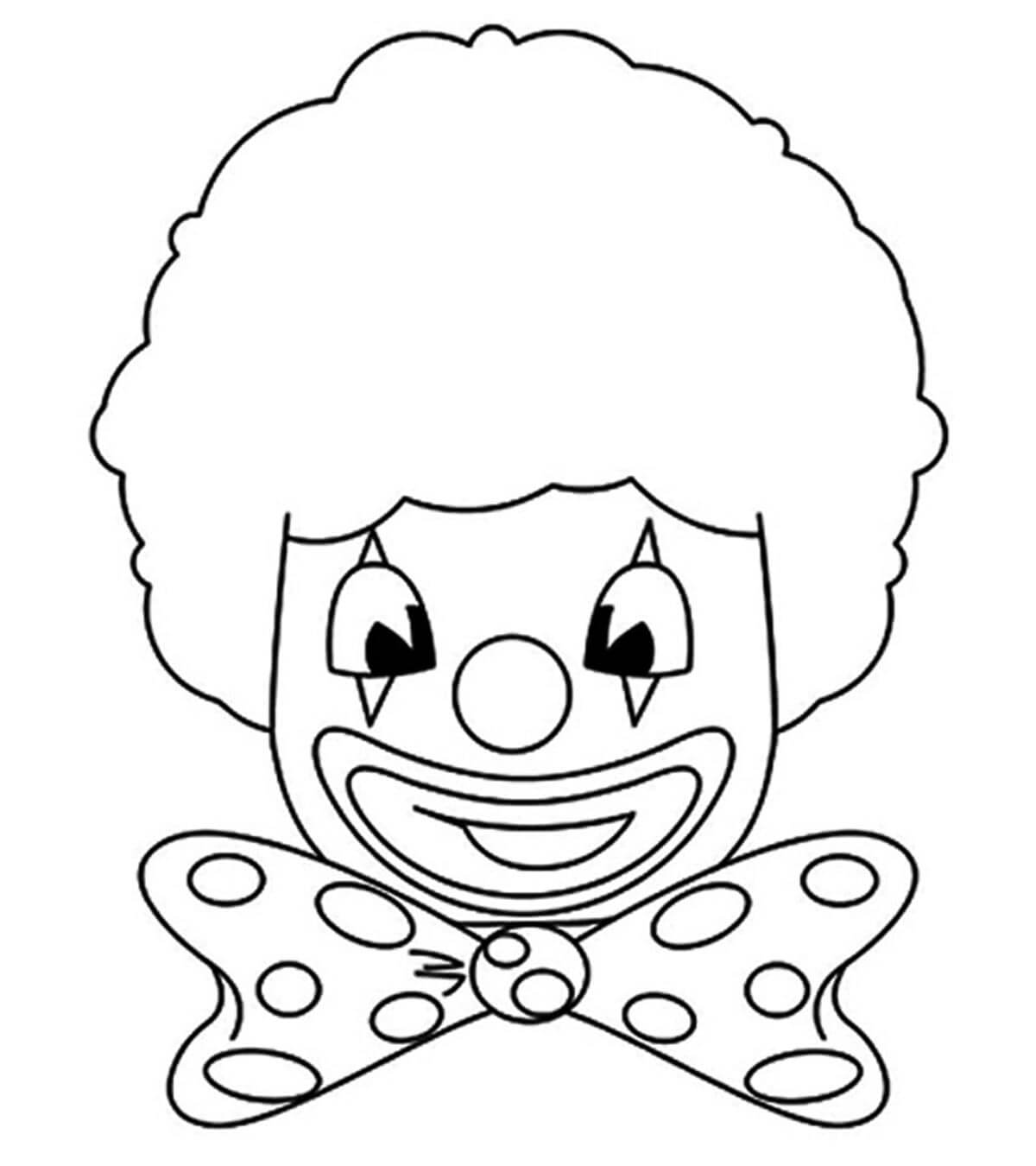 Payaso Divertido Para Colorear Imprimir E Dibujar ColoringOnly Com