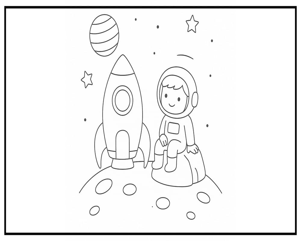 Personaje Astronauta Lindo