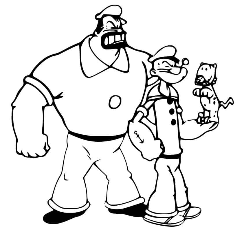 Popeye y Bluto
