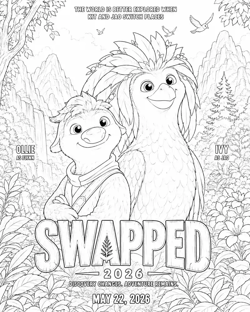Swapped Páginas para Colorear