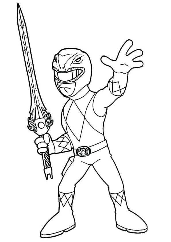 Power Ranger Con Espada