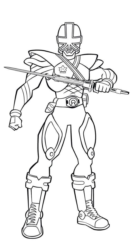 Power Ranger Samurai con Espada