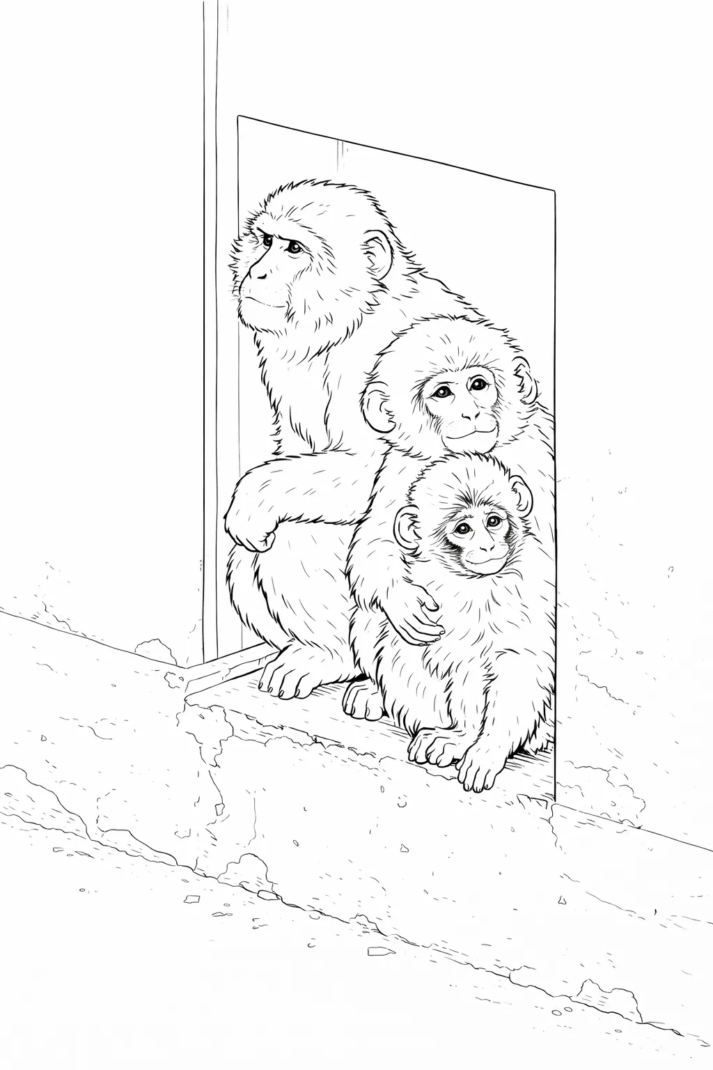 Punch Y La Familia De Monos