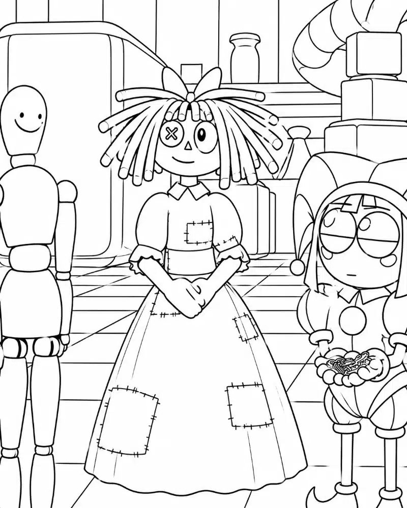Ragatha, Pomni Y Un Maniquí