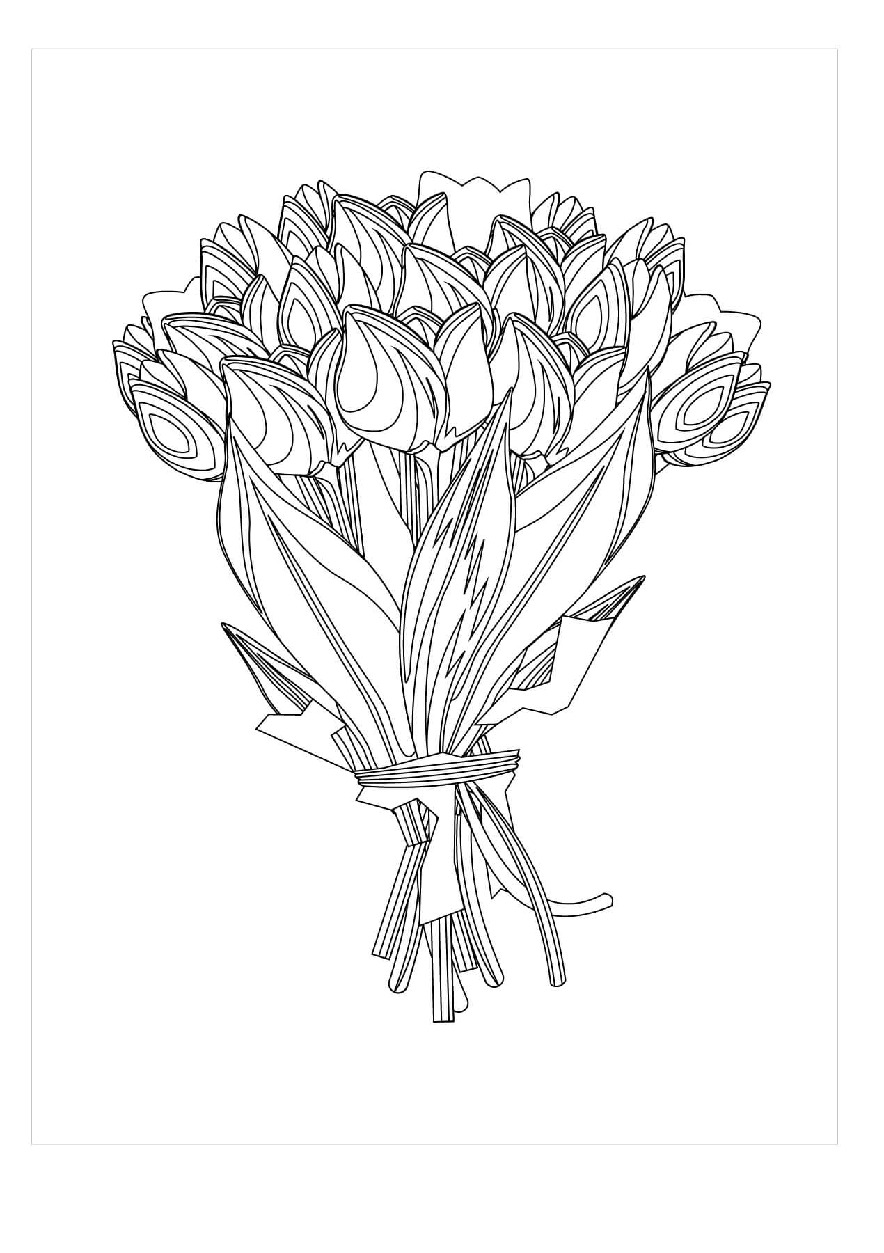 Ramo de Flores de Tulipán