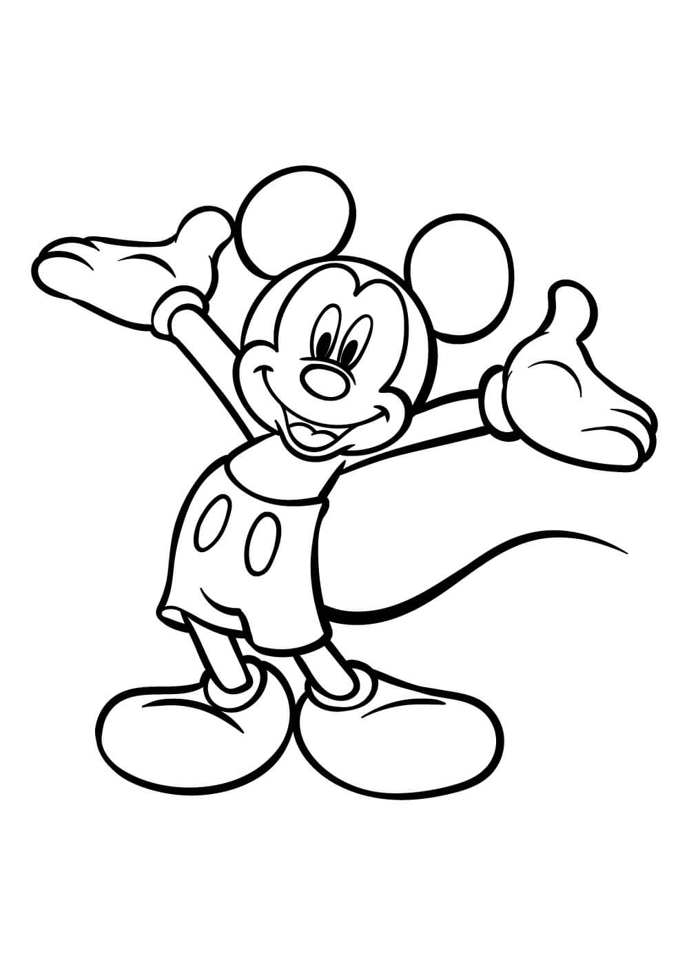 Ratón Mickey Feliz