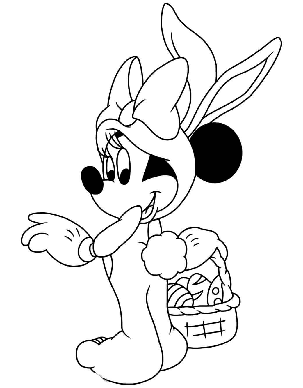 Ratón Minnie de Pascua