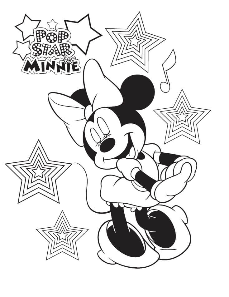 Ratón de Minnie de la Estrella del Pop