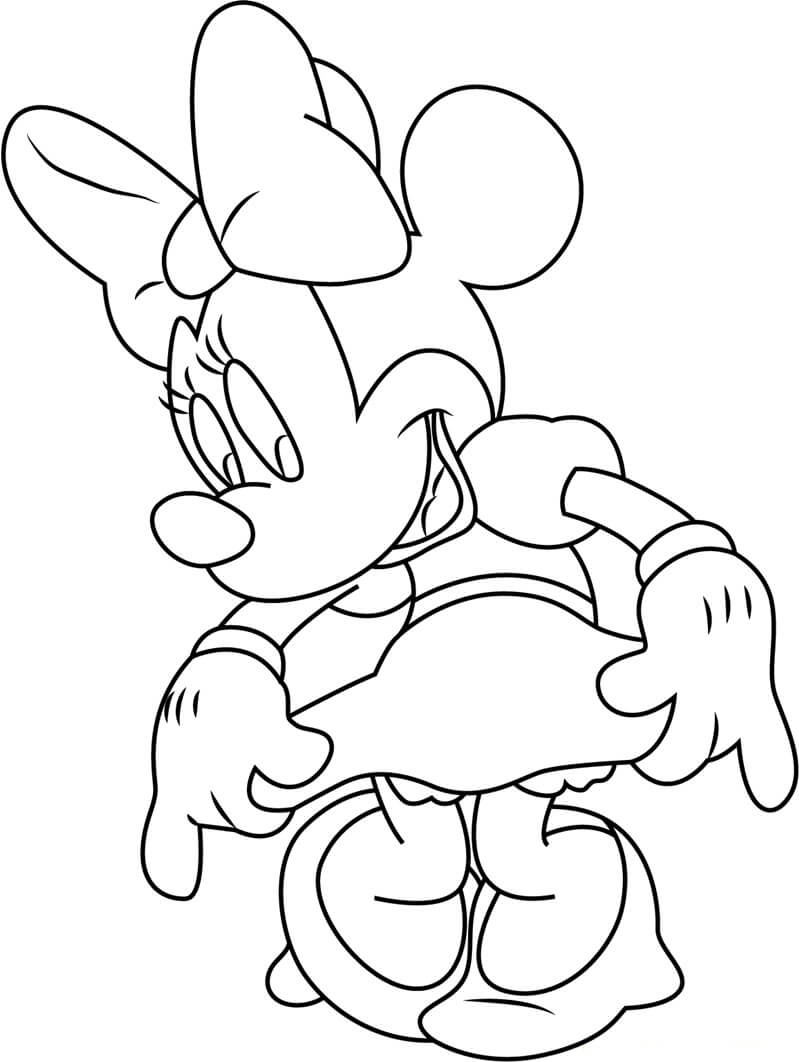 Ratón normal de Minnie