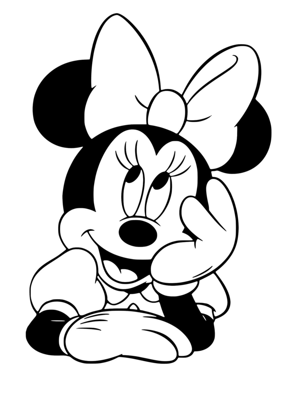 Retrato de Minnie Mouse