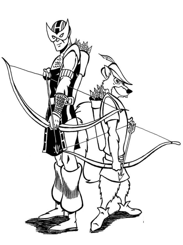 Robin Hood y Hawkeye