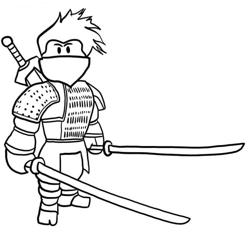 Roblox Ninja Con Dos Espadas