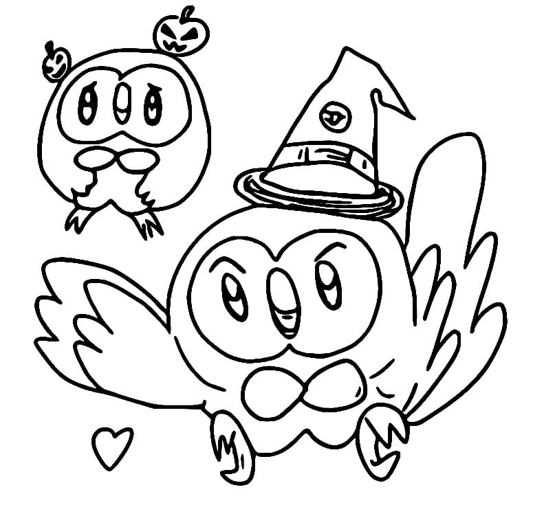 Rowlet de Halloween