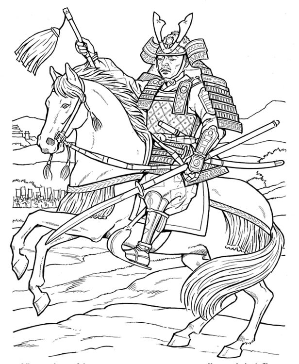 Samurái Equitación Caballo