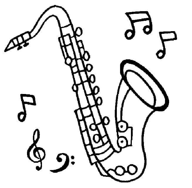 Saxofón Simple 2