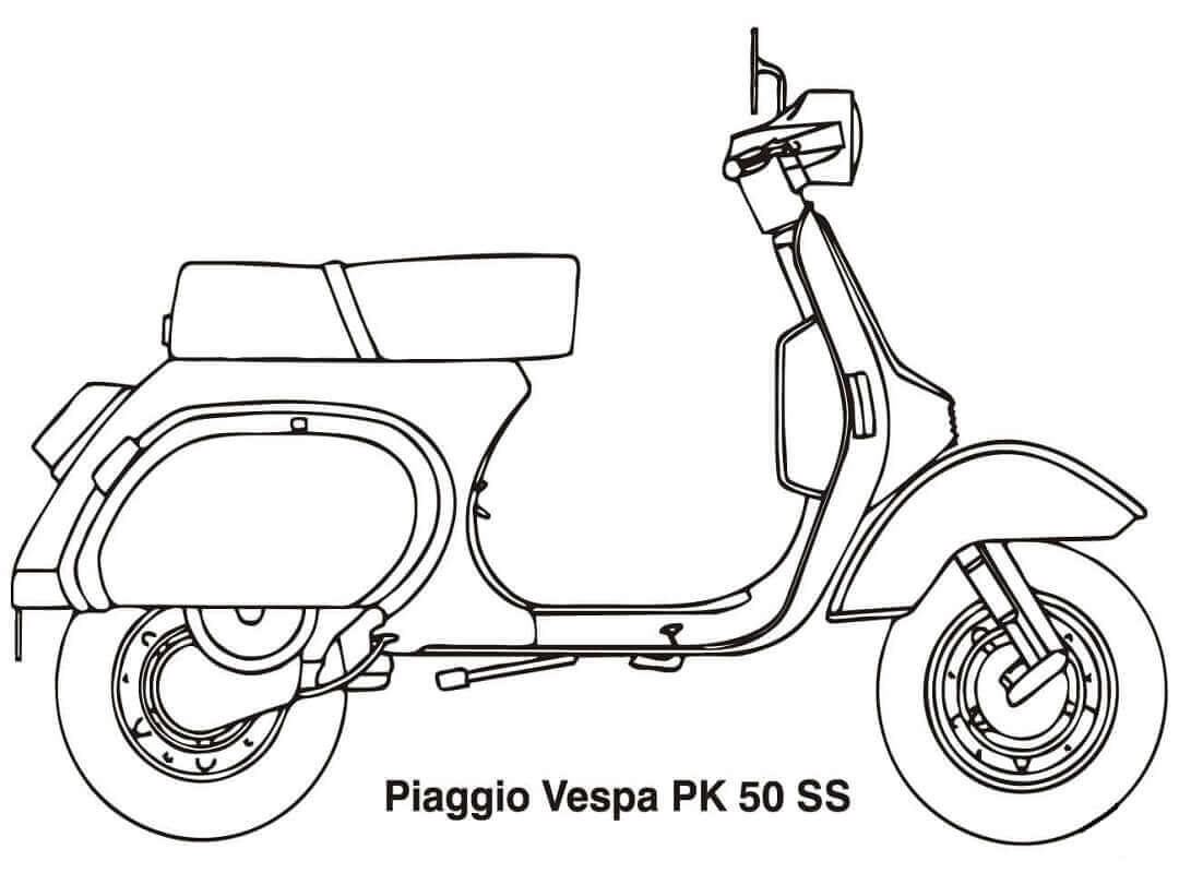 Scooter Piaggio Vespa