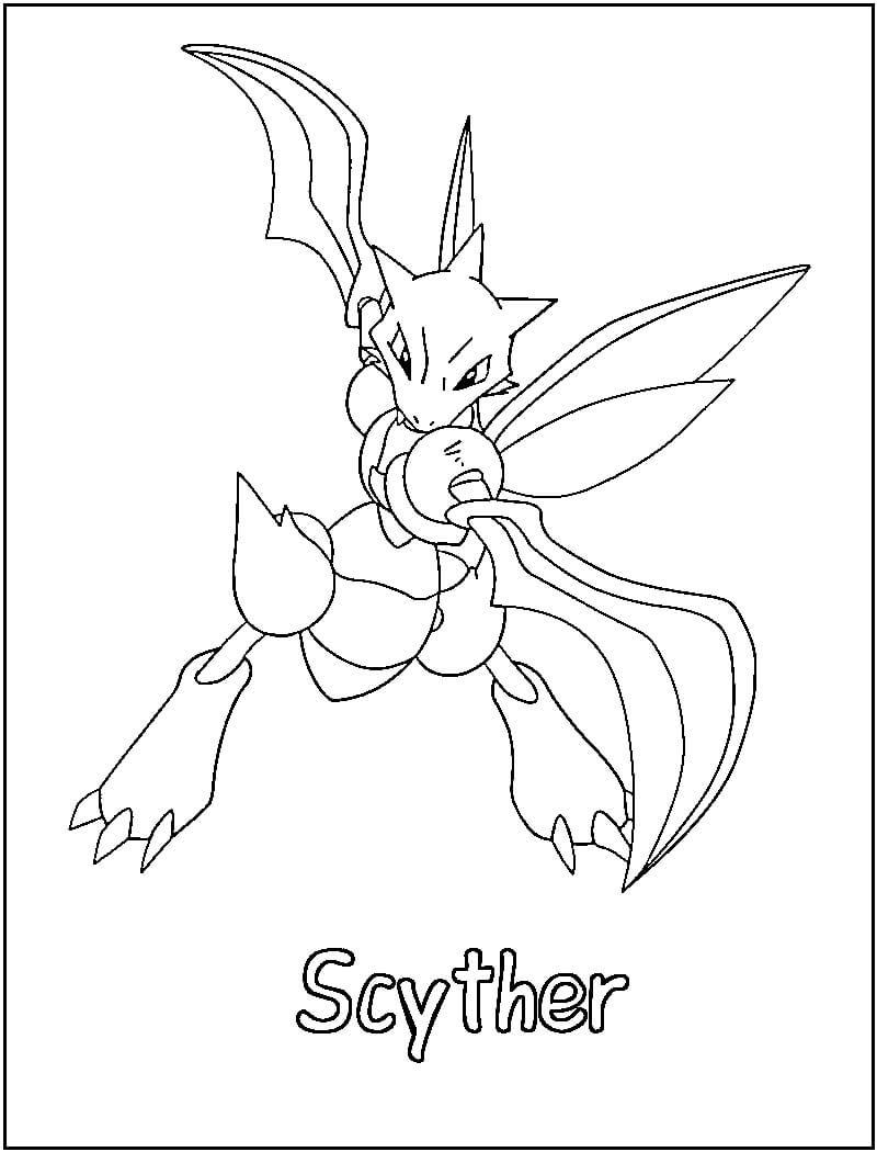 Scyther en Pokémon